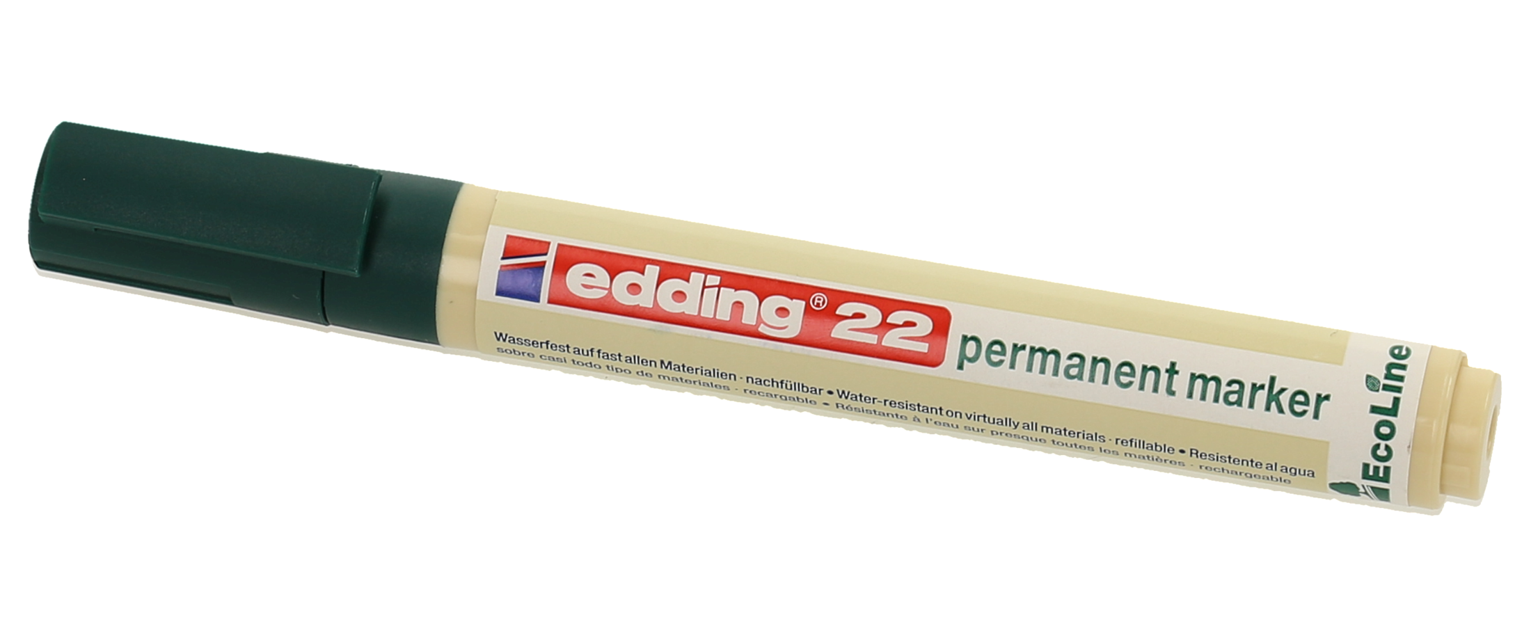 EDDING Permanentmarker 22 Ecoline Keilspitze 1-5 mm grün