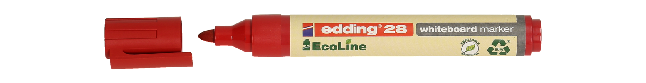 EDDING Whiteboardmarker 28 Ecoline Rundsitze 1,5-3 mm rot