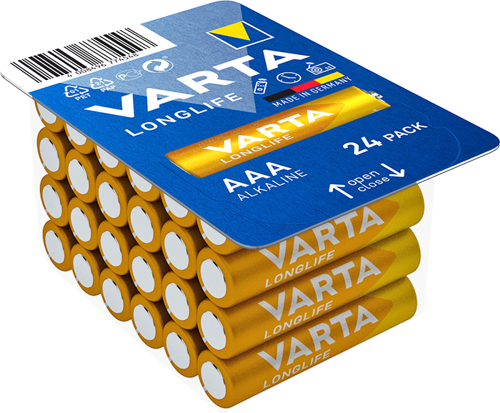 VARTA Longlife AAA Batterie 24 Stück