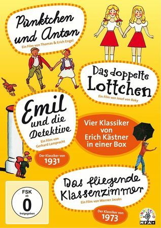 Erich Kästner-Box, 4 DVDs, 4 DVD-Video - DVD