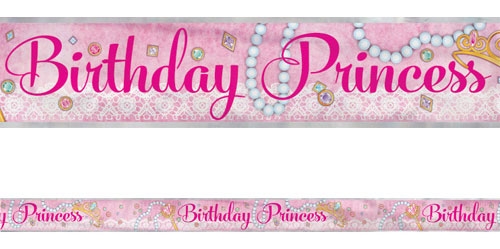 Birthday Princess - Banner, 3.64m 