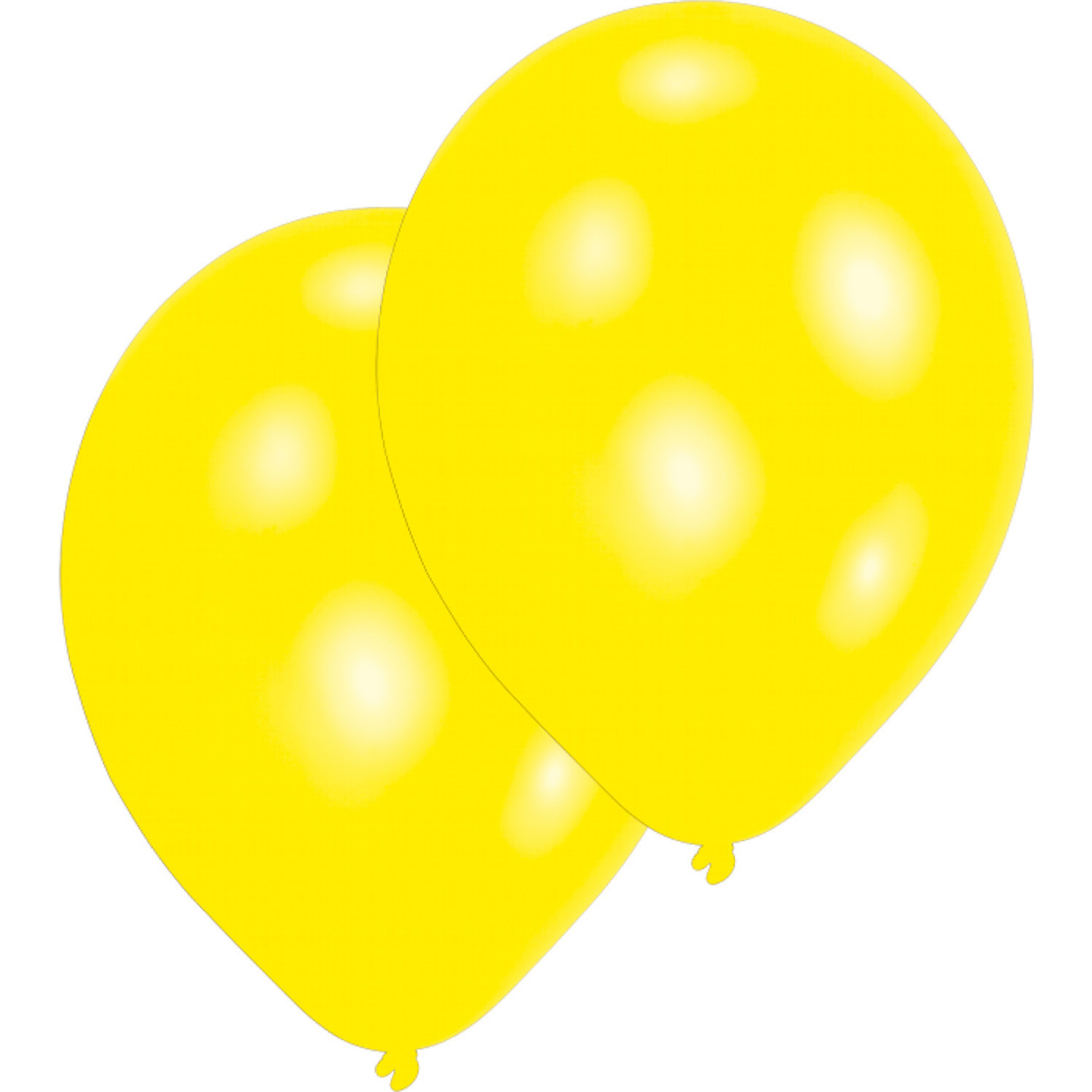 Luftballons Ø 27,5 cm 10 Stück gelb