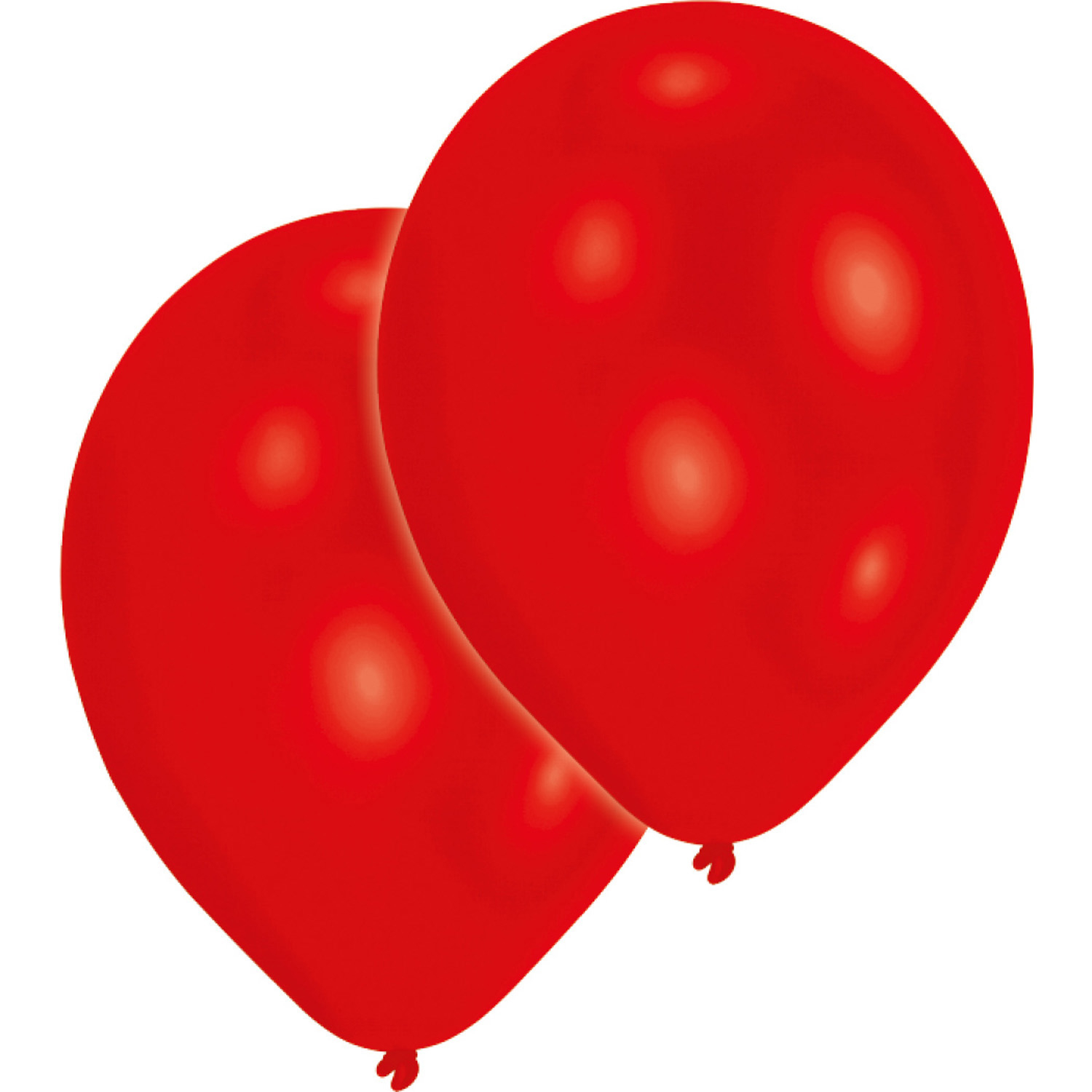 Luftballons Ø 27,5 cm 10 Stück rot