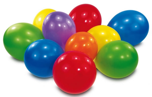 Luftballons aus Latex 100 Stück mehrere Farben