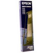 Schachtel mit Epson Tintenpatrone. Verpackung in Blau und Schwarz. Abgebildete Tintenfarbe: Schwarz. Hinweis auf Kompatibilität mit Druckern.
