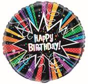 Heliumballon Flash: Happy Birthday bunt