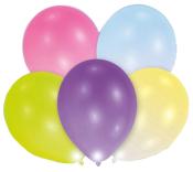 LED-Ballons - Balloominate B90, 5 Stück, bunt 