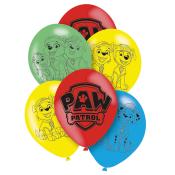 Luftballons Paw Patrol 6 Stück 27,5 cm mehrere Farben