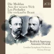Antonin Dvorak: Die Moldau / Aus der neuen Welt / Les Preludes / Die verkaufte Braut, 2 Audio-CDs - cd