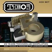 25 Years Techno Club - Compilation, 4 Audio-CD - CD