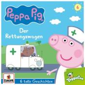 Peppa Pig Hörspiele - Der Rettungswagen (und 5 weitere Geschichten), 1 Audio-CD - CD