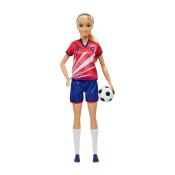 MATTEL Barbie Fußballspielerin 29 cm rot/blau