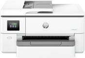 weißer Multifunktionsdrucker mit Touchscreen. Funktionen: Drucken, Scannen, Kopieren.