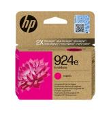 Magenta Tintenpatrone von HP. Verpackung zeigt eine pinke Blüte.