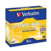 VERBATIM DVD+RW 4,7 GB 5 Stück