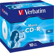 VERBATIM CD-R 80 min Jewel Case 10 Stück