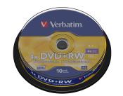 Verbatim DVD+RW 4,7GB/4f Spindel 1x10