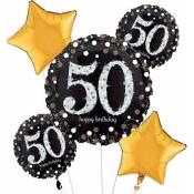 Folienballon Bouquet 50. Geburtstag