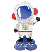 AMSCAN Airloonz Astronaut 81 x 144 cm bunt