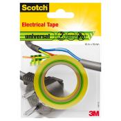 SCOTCH® 3M 4401YG Isolierband universal 15 mm x 10 m gelb/grün 