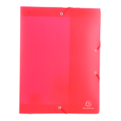 Heftbox aus Kunststoff, DIN A4, rosa 