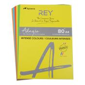 REY Kopierpapier Adagio Intensive Farben 5 x 40 Blatt A4 80 g mehrere Farben