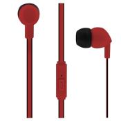 T'nB In-Ear-Kopfhörer BE COLOR Mikrofon kabelgebunden rot/schwarz