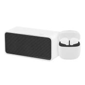 T'NB Combo TWS In-Ear-Kopfhörer & Bluetooth Lautsprecher Contrast weiß/schwarz