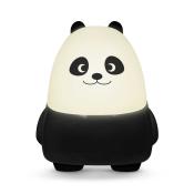 LUMIN'US Nachtlicht Panda mit Timer schwarz/weiß