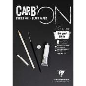 CLAIREFONTAINE Carb'on Black Paper A3 120 g/m² 20 Blatt schwarz