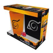 ABYSTYLE Geschenk-Set Naruto Shippuden XXL Tasse, Pin, Notizbuch Konoha bunt