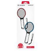 BIGBEN Rackets Kit Duo Tennisschläger für Joy-Con rot/blau/schwarz