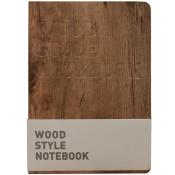 Notizbuch Holz A5 liniert braun