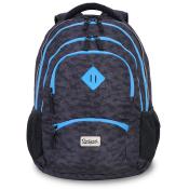 Schulrucksack/Backpack Only Grand mit 15,6" Laptopfach 35 L grau/blau