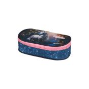 SPIRIT Pennalbox Mybag klein Pferd blau/rosa