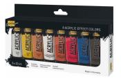 Set mit 8 Acrylfarben in Röhrchen. Farben in verschiedenen Tönen, jeweils 20 ml.