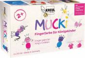 KREUL Mucki Fingerfarbenset für Königskinder 6 x 50 ml mehrere Farben