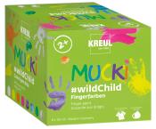 KREUL MUCKI Fingerfarben Premium-Set Wildchild 8 x 150 ml