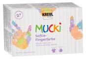 KREUL MUCKI Softie-Fingerfarben-Set 6 x 150 ml