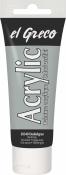 EL GRECO Acrylfarbe 75 ml dunkelgrau