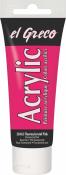 EL GRECO Acrylfarbe 75 ml fluoreszierend pink