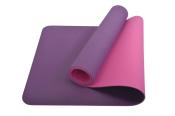 SCHILDKRÖT® Bicolor Yogamatte  4 mm PVC-frei im Carrybag violett/rosa