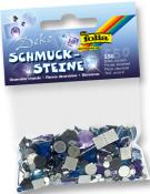 Packung mit dekorativen Kristallen in verschiedenen Formen und Farben. Enthält 550 Stück.