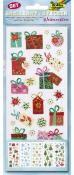 FOLIA Brilliant-Sticker Weihnachten 5 Blatt bunt