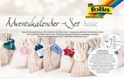 FOLIA Adventkalender-Bastelset Basic 49 Teile