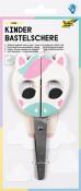 FOLIA Kinder Bastelschere Einhorn 16 cm bunt