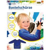 IDENA Bastelschürze Größe M blau