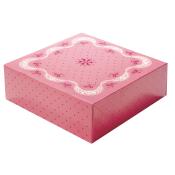 HOSTI Tortenkarton 32 x 32 x 11 cm rosa