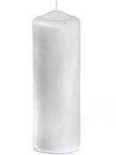 PAPSTAR Stumpenkerze 1 Stück Ø 7 cm H: 20 cm weiss
