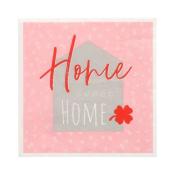 PAPSTAR Servietten Sweet Home 33 x 33 cm 20 Stück rosa/grau